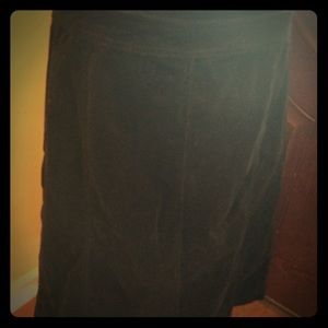 Croft and barrow black maxi skirt